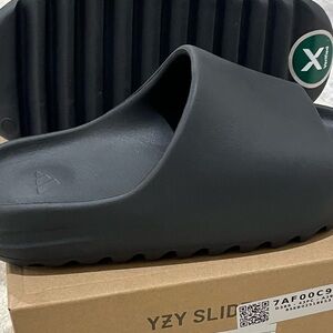 Yeezy Adidas Slides color granite black sz 9! Last pair! Online only $300